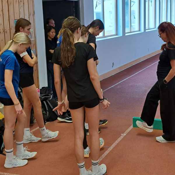 Hoch die Fußspitzen